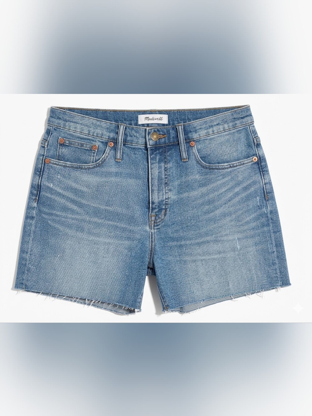 Madewell High-Rise Denim Shorts Cutoff Edition Size 32